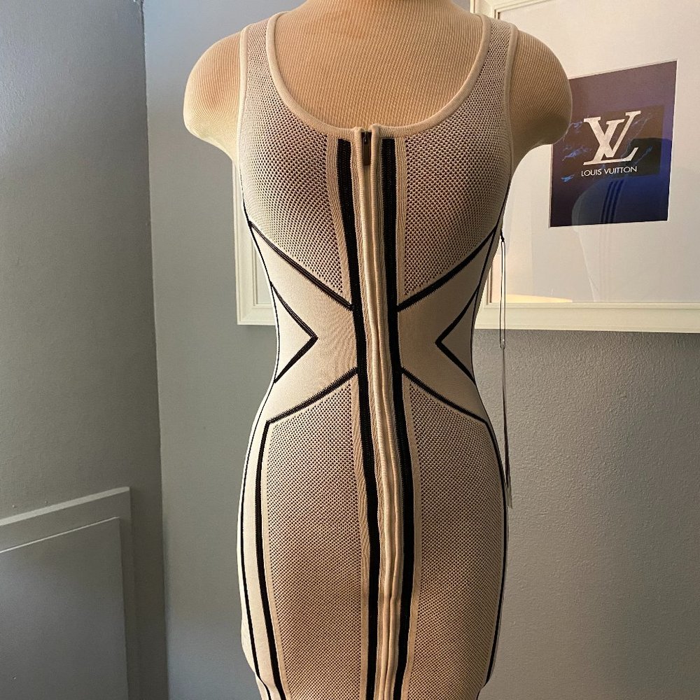 WOW Couture Bandage Dress/S: Small/ White&Black